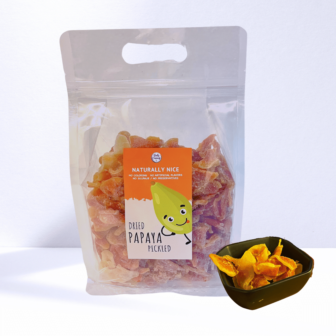 Naturally Nice Dried Papaya Pickled 320g Value Pack Daily-Cravings.com