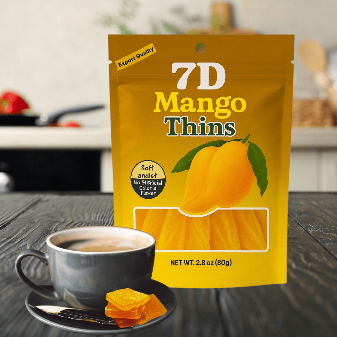 7D Mango Thins – Soft Mango Candy Made With Real Mango